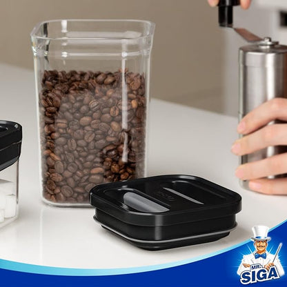 MR.SIGA 6 Piece Airtight Food Storage Container Set, BPA Free Kitchen Pantry - Image 4