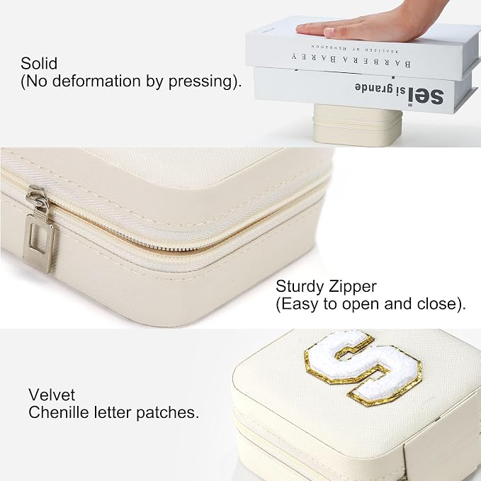 Parima Small Jewelry Box for Girls, Initial Jewelry Boxes for Girls | Small - Image 6