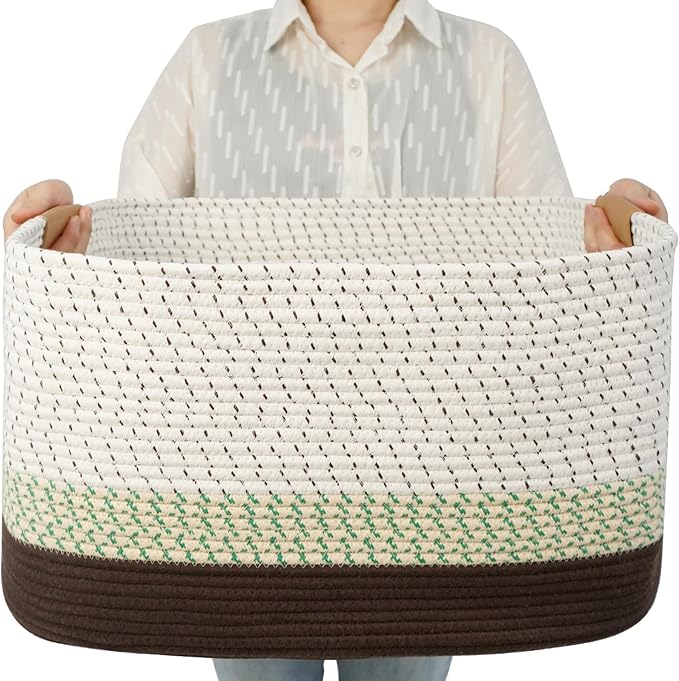 danpinera 108L Large Basket for Living Room, Nursery & Laundry, Kids Toy Basket by danpinera