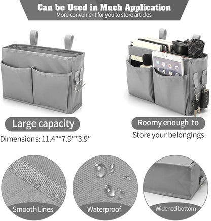 Bseash Bunk Bed Organizer, Bedside Caddy Hanging Bed Organizer Storage Bag - Image 3