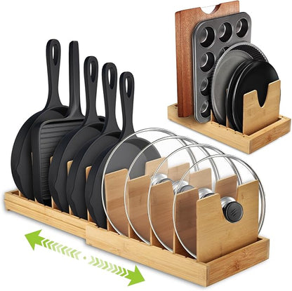 Pots and Pans Organizer under Cabinet by Unknown
