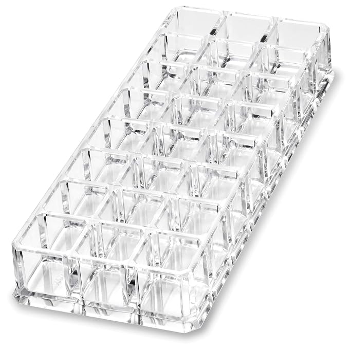 byAlegory Acrylic Lipstick & Acrylic Compact Makeup Organizer Set - Image 4