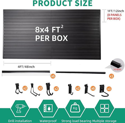 Slatwall Panel Garage Slat Wall Storage Systems - Image 2