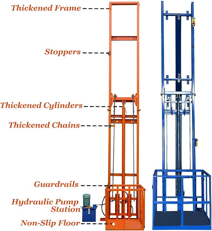 1Ton/2200Lbs Load Capacity Electric Lift Platform Table, 29FT Lifting Height - Image 4