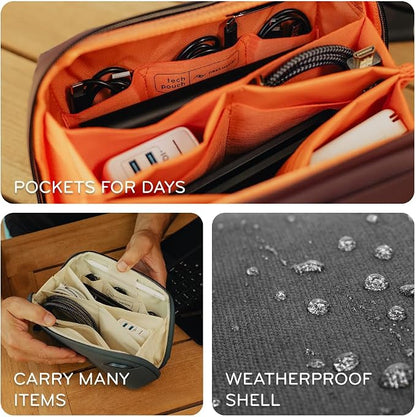 Peak Design Small Tech Pouch, Electronics Organizer - Image 4
