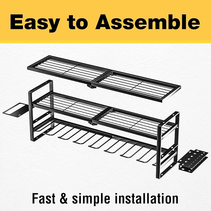 YYR Heavy Duty Power Tool Organizer Wall Mount, Cordless Drill Hanger Storage - Image 8