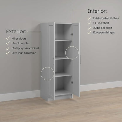 Prepac Elite Plus 24" Wide Storage Accent Cabinet - Image 5
