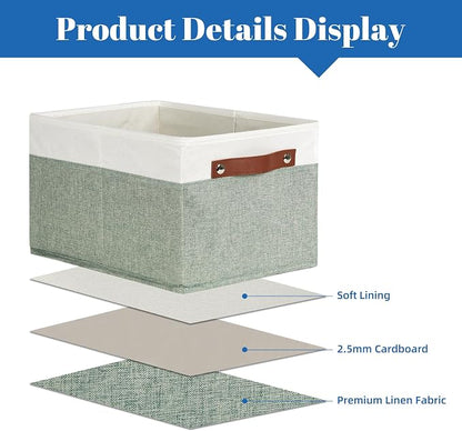 Temary Storage Bins Storage Baskets 4Pack Fabric Storage Bins - Image 3