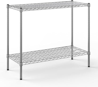 18" Deep x 42" Wide x 34" Height Wire Shelving Kit | 2-Tier | NSF Commercial by Regal+Altair