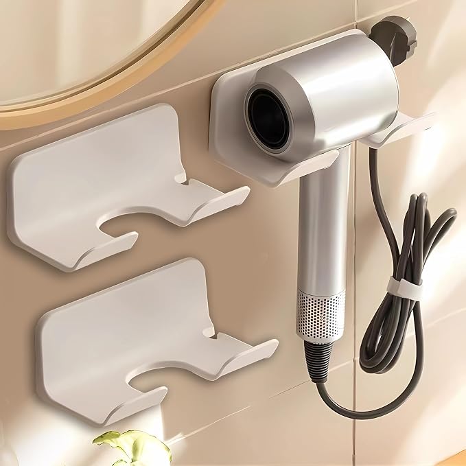 Universal Hair Dryer Holder, Blow Dryer Hanger Wall Mount by SUPTEC%C2%AE