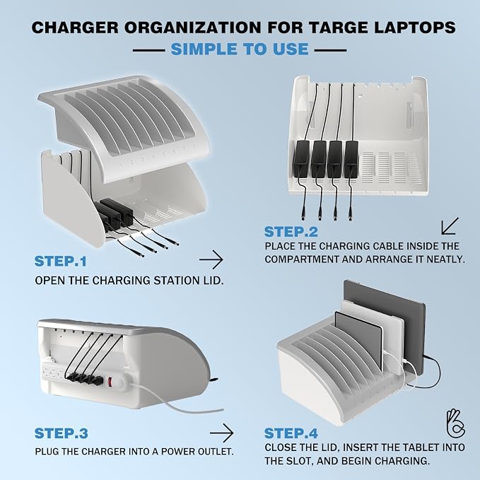 POCHAR 8-Device Universal Charging Station - Image 6