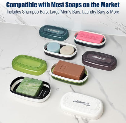 Shampoo Bar Holder Travel Case for Two Bars – Compatible - Image 5