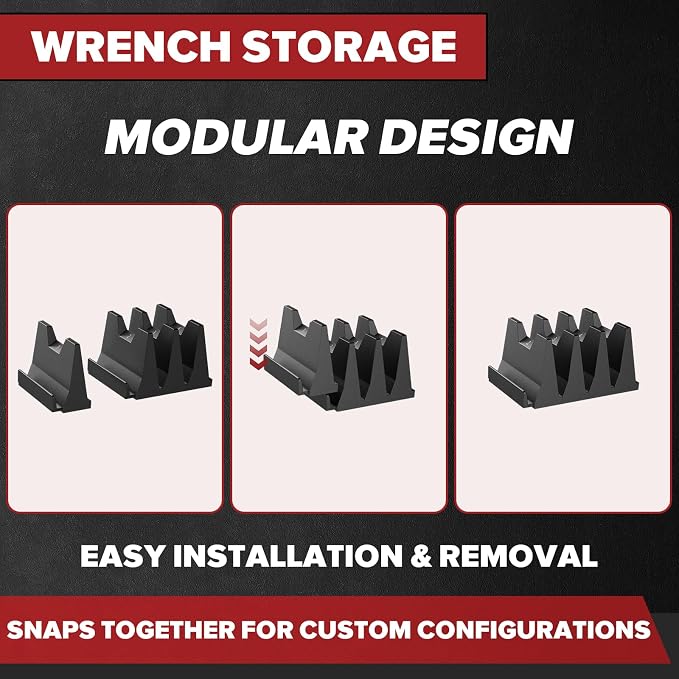 80PCS Modular Wrench Organizer Wrench Holder - Image 4