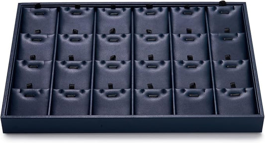 Oirlv Stackable 24 Gird Necklace Organizer Tray by Oirlv