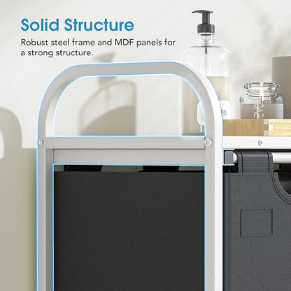 Yecaye Laundry Sorter 3 Section, Laundry Hamper - Image 5