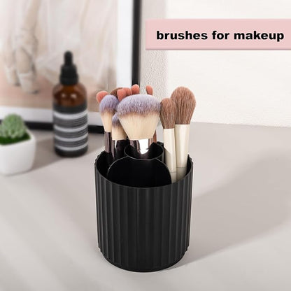 Anyoifax Makeup Brush Holder Organizer 360°Rotating Make Up Brushes Container - Image 4