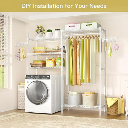 Ulif U5 Over the Washer and Dryer Storage Shelf, Laundry Room Space Saver - Image 4