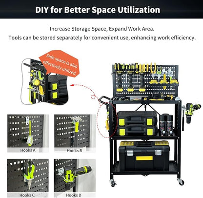 Lumizone Rolling Tool Cart - Image 4
