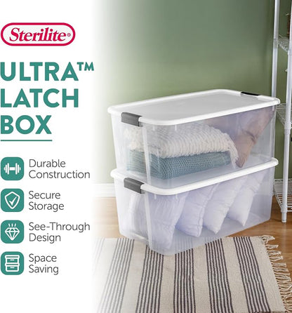 Sterilite 12-Pack Ultra Latching Box, Storage Bins - Image 3