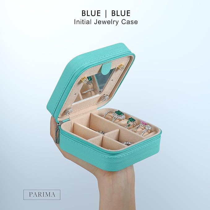 Parima Travel Jewelry Box for Girls Women, Jewelry Organizer Box | Personalized - Image 2