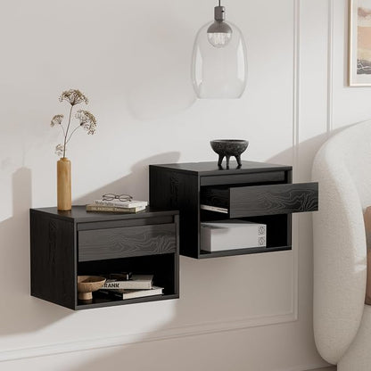 Floating Nightstand, Wall Mounted Bedside Table - Image 3