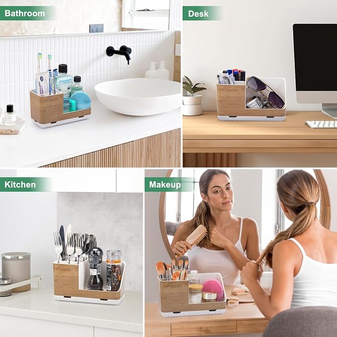 Toothbrush Holders for Bathrooms Countertop Organizer and Storage, Kids - Image 7