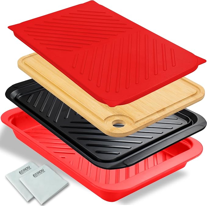 Grilling Prep and Serving Tray by Ecoiou