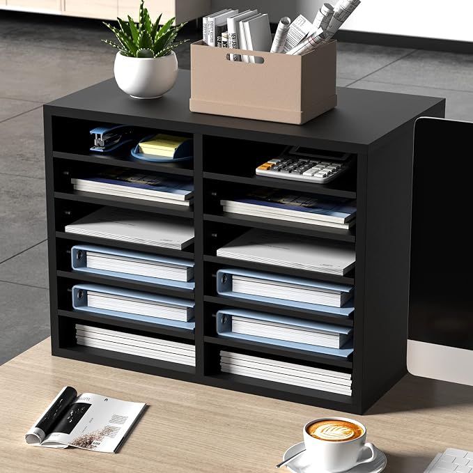 VEVOR Literature Organizers, 12 Compartments Office Mailbox - Image 8