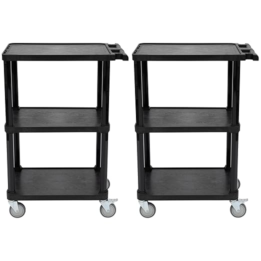 Pearington 3-Tier Compact Multi-Purpose Utility Cart by Pearington