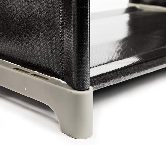 3-Tier 9-Cube Storage Shelf Organizer, Metal Tube and Non-Woven Fabric Storage - Image 7