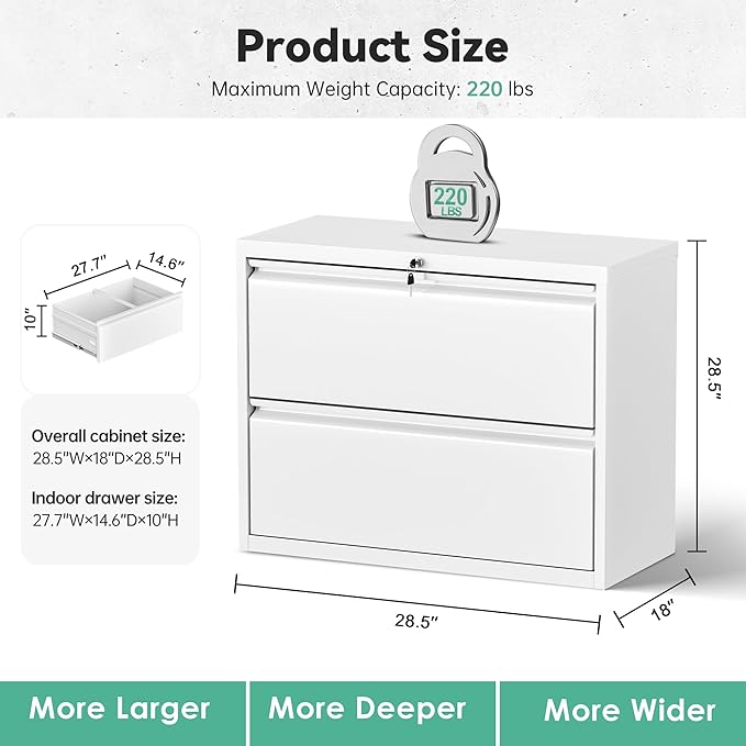 Bonusall Lateral File Cabinet - Image 3