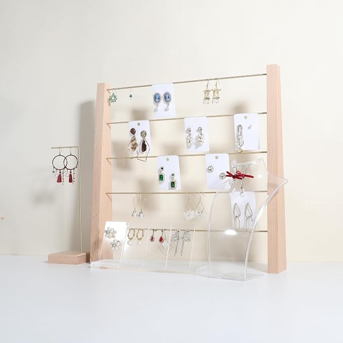 GemeShou 5 Tiers Beech Earring display stands - Image 6