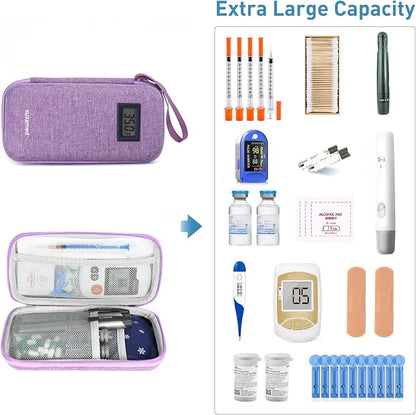 Insulin Cooler Travel Case, EVA Insulation Travel Medicine Kit - Image 7