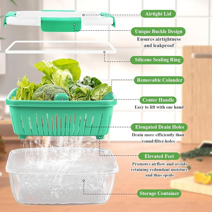 68oz Berry Keeper Fruit Storage Container - Image 4