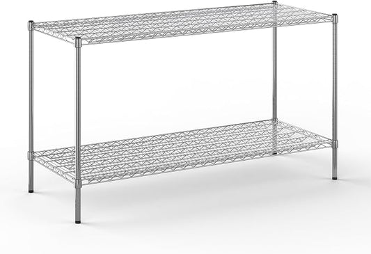 24" Deep x 60" Wide x 34" Height Wire Shelving Kit | 2-Tier | NSF Commercial by Regal+Altair