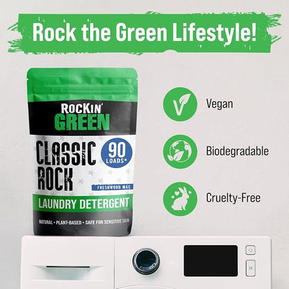 Rockin' Green Classic Rock Laundry Detergent, Plant based, All Natural Laundry - Image 8