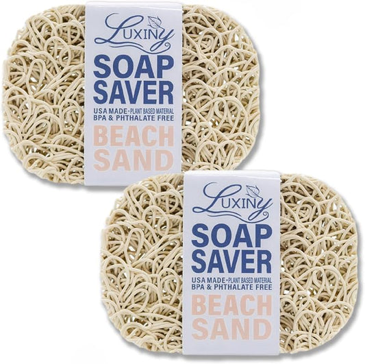 Soap Savers for Bar Soap, American Made by Luxiny, Lifts Soap in Soap Dishes & by Luxiny