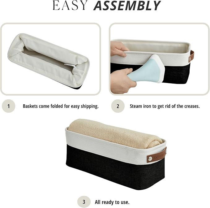 DECOMOMO Narrow Storage Bins Small Baskets - Image 7