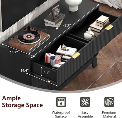 Fluted Dresser for Bedroom, 6 Drawer Dresser for Closet, Storage Cabinet and - Image 6