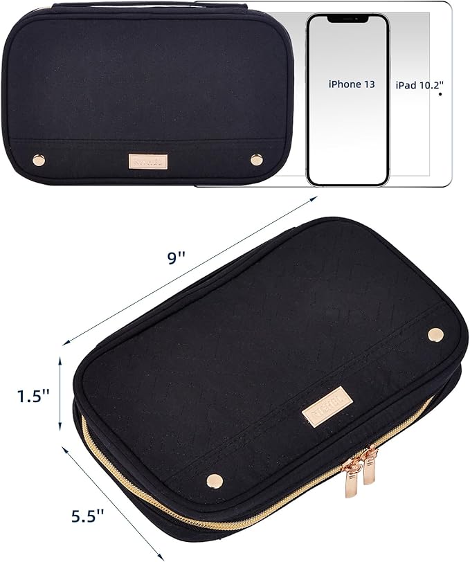 NISHEL Travel Jewelry Case, Holiday Organizer - Image 2