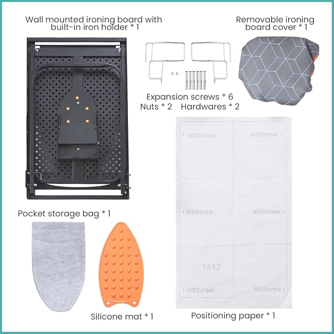 Wall Mounted Ironing Board - Image 8