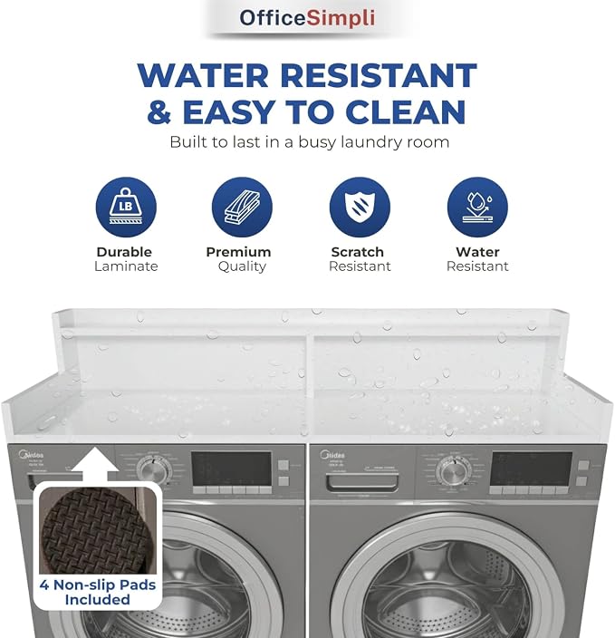 OfficeSimpli Washer Dryer Countertop - Image 3