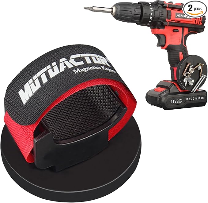 MUTUACTOR Tool Holster Drill Holder, Anti-Slip Magnetic Holders by MUTUACTOR