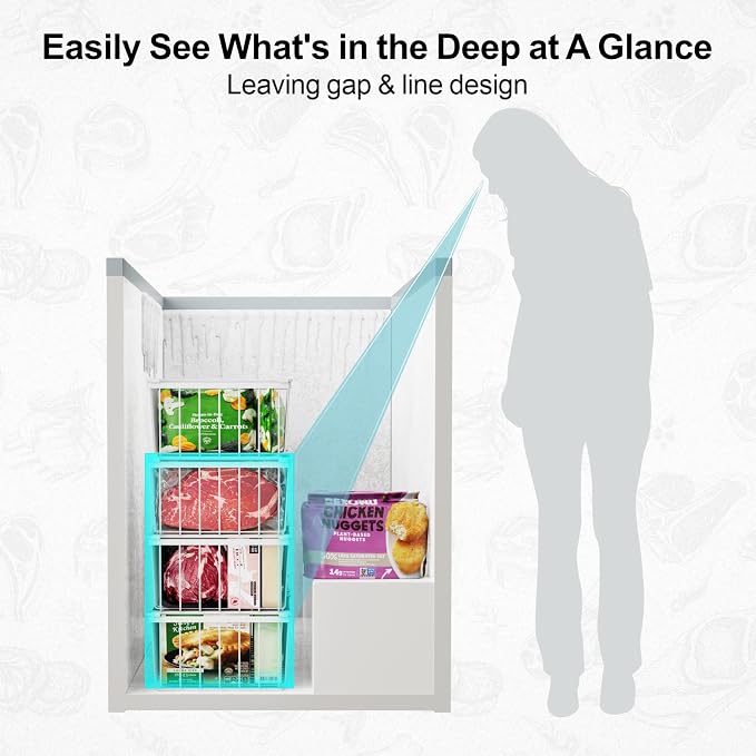 iSPECLE Chest Freezer Organizer Bins - Image 6
