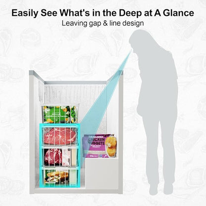 iSPECLE Chest Freezer Organizer Bins - Image 6