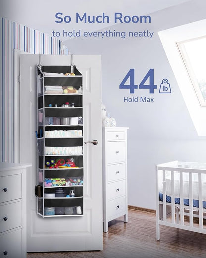 ULG 1 Pack Over The Door Organizer – 5 Shelf Door Organizer Hanging & 10 Side - Image 5