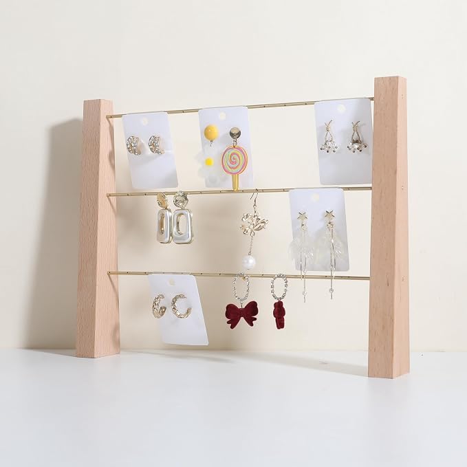 GemeShou 3 Tiers Beech Earring display stands by GemeShou