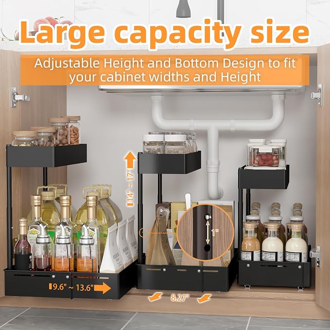 2Packs Under Sink Organizer - Image 6