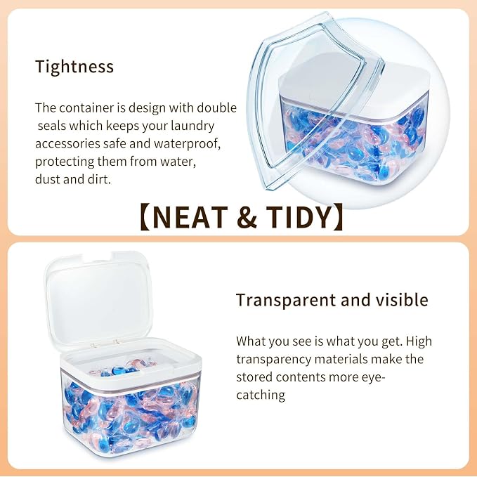 Laundry Pod Container, laundry pod holder - Image 3