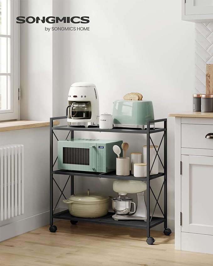 SONGMICS 3-Tier Metal Storage Rack - Image 2